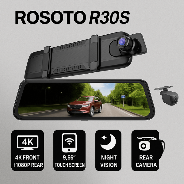 Rosoto R30S 4k Dashcam